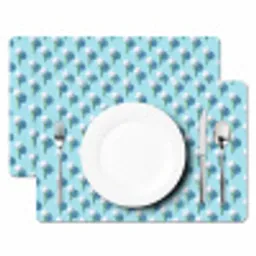 Golf - Ballen - Blauw Placemat vinyl groot 368 -zzsfeer2_Kitchenyeah-website