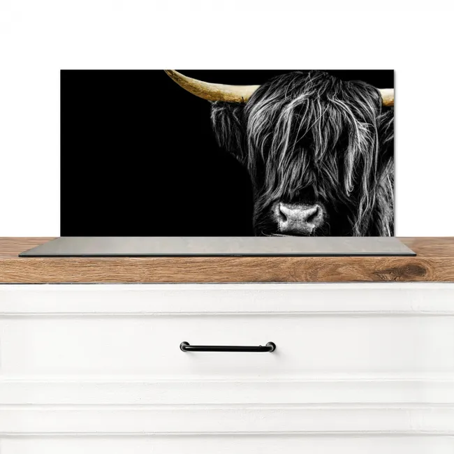 Mysterie in Zwart en Goud Spatscherm Aluminium klein -3d_zonderpan