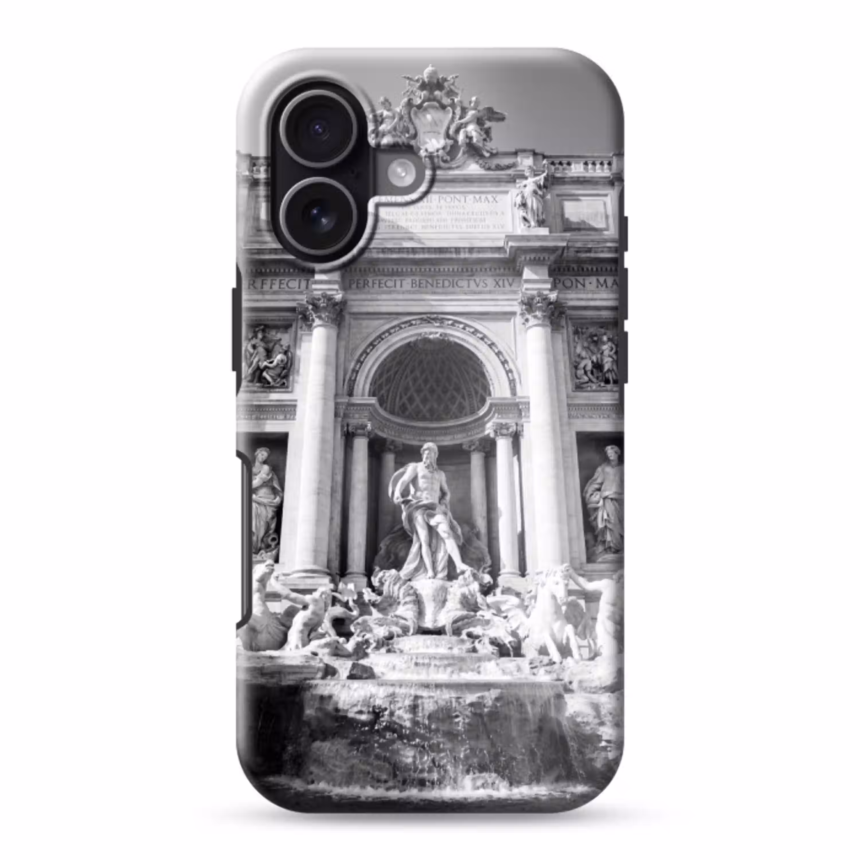 Fontein - Beelden - Architectuur - Zwart-wit Toughcase MagSafe Apple iPhone 17 klein -3d