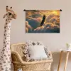 Adelaar - Wolken - Zon Wandkleed katoen klein -wsfeer5_kind