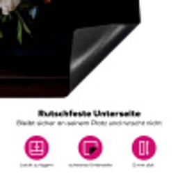 Pastel - Bloemen - Glazen - Vaas Inductie beschermer vinyl 3mm klein -zzzzzzz-lf-onderkant