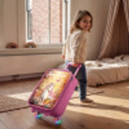 Eenhoorn - Vlinder - Roze - Manen Kinderkoffer - Roze klein -sfeer1