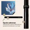 Blauw - Bloem - Glazen - Sierlijk Inductie beschermer vinyl 3mm middel -zzzzzzz-induclip_ES