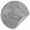 Patroon - Grijs - Oud - Beton Wandcirkel behangsticker klein 186 -3d