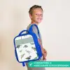 Dino Dynastie Kinderrugzak - Blauw middel -sfeer3_NL