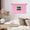 Yes fun - Groen - Roze Wandkleed katoen klein -tsfeer1_DE