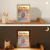 Ijsbeer - Sneeuw - Zonsopgang Light Box met kabel (Kinderlampje) klein -sfeer3_kind