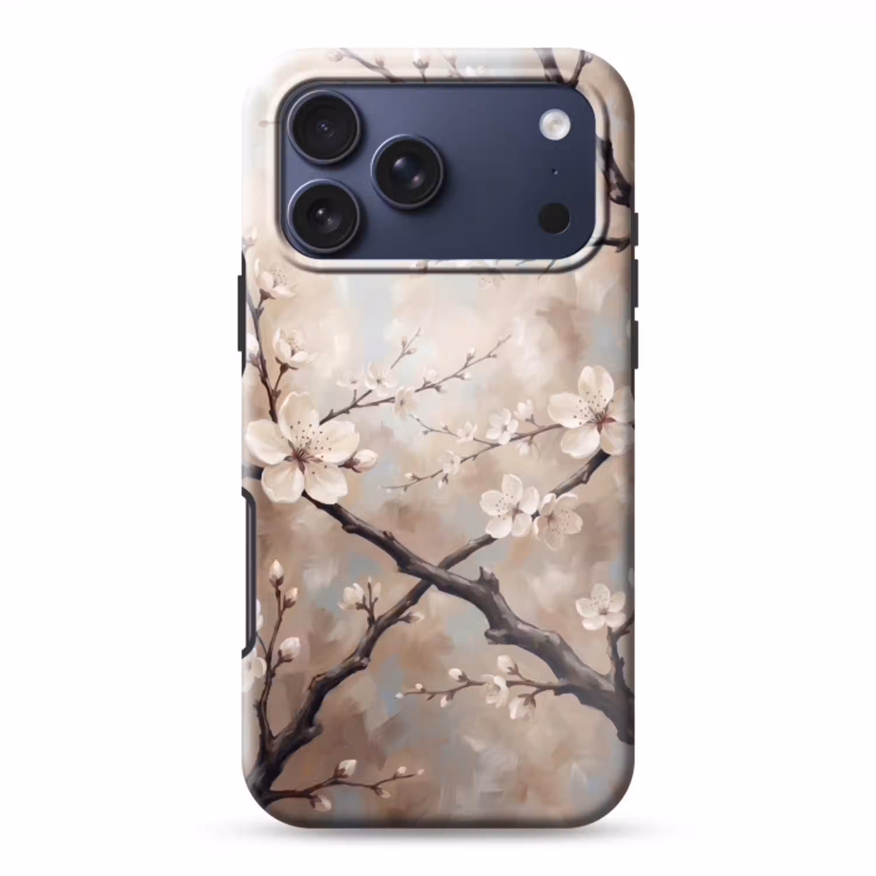 Bloesem - Takken - Schilderij - Beige - Serene Toughcase MagSafe Apple iPhone 17 Pro Max klein -3d