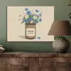Coffee - Blik - Minimalistisch - Bloemen PET vilt klein -sfeer2