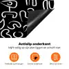 Wit - Vormen - Abstract - Zwart Inductie beschermer vinyl 3mm klein 276 -zzzzzzz-td-onderkant
