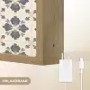 Bladvorm - Klassiek - Kleurrijk Light Box met batterij (Wandlamp) middel 907 -USP_websiteoplaadbaarNL