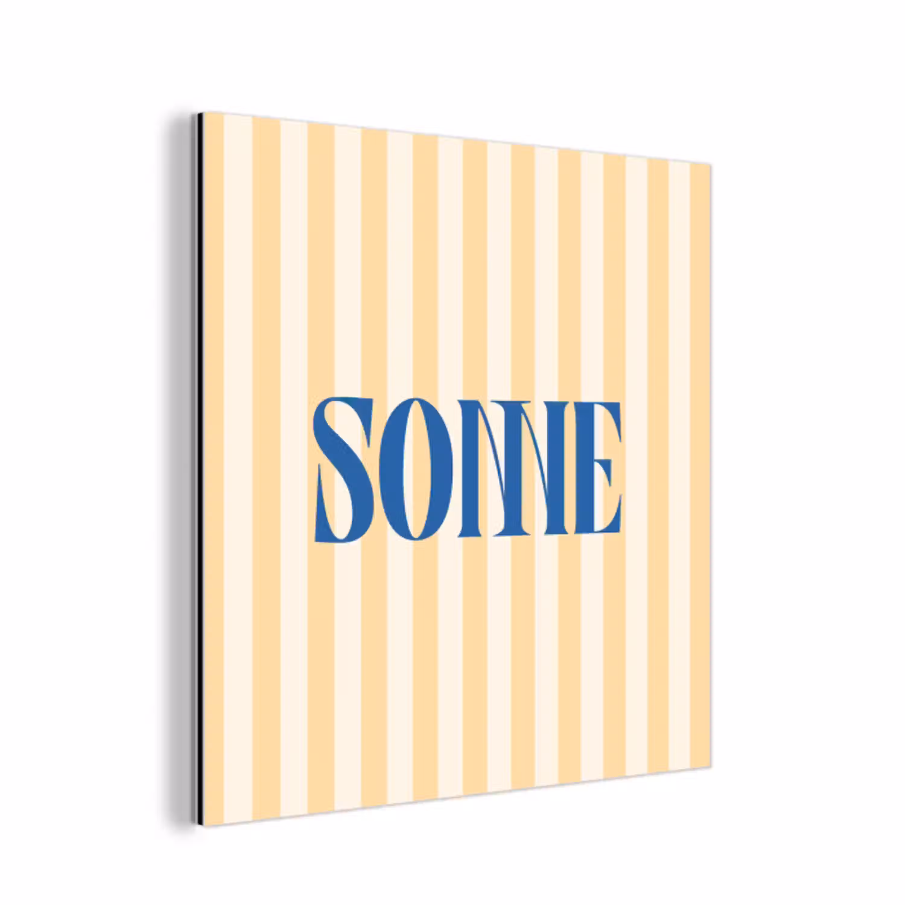 Blauw - Geel - Strepen - Sonne aluminium wit klein -3d
