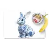 Delftsblauw - Haasje - Wit Placemat vinyl groot -zzzproduct_Kitchenyeah-website