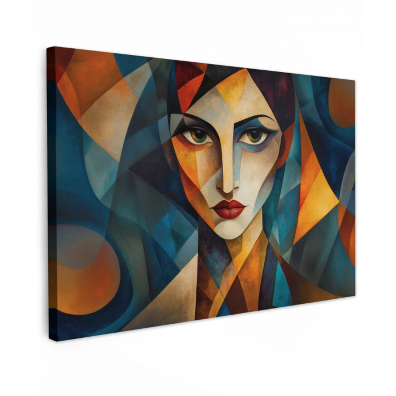 Portret - Abstract - Vormen canvas 2cm klein -z3d