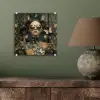 Vrouw - Bladeren - Goud - Vlinders plexiglas 5mm klein -sfeer3