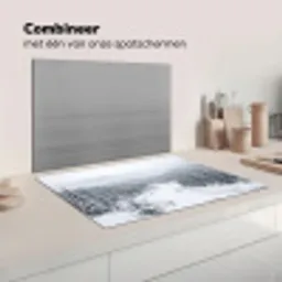 Rivier - Bevroren - Landschap - Winter Inductie beschermer vinyl 3mm klein -wsfeer7_website