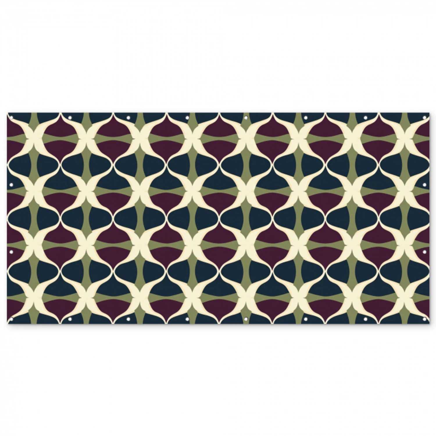 Abstract - Retro - Kleurrijk Balkonbeschermer Duitsland klein 596 -zz_3d