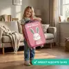 Konijn - Blosje - Stippen - Roze Kinderkoffer - Roze klein -sfeer2_NL