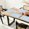 Zee - Sfeer - Blauw - Wit Placemat vinyl groot 368 -zzsfeer4_Kitchenyeah-website