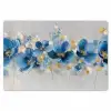 Bloemen - Blauw - Abstract Placemat vinyl groot -zzsfeer1_Kitchenyeah-website