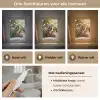 Dennenappels - Kerstsfeer - Bruin - Groen Light Box met kabel (Tafellamp) klein -USP_lichtkleurNL