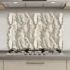 Slang - Patroon - Taupe keuken achterwand spatscherm klein 900 -3d_website