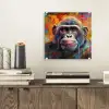 Aap - Gorilla - Graffiti - Dieren - Kleuren plexiglas 5mm klein -sfeer1