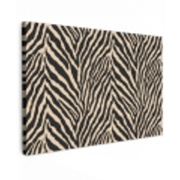 Zebra - Klassiek - Zwart Tuinposter op houten frame 2 cm dik klein 845 -3d