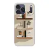 Plankjes - Boeken - Vaasjes - Planten Telefoonhoesje iPhone 17 Pro Max klein -3d