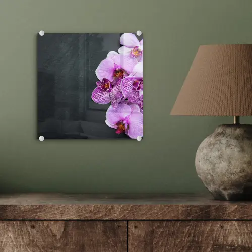 Orchidee - Bloemen - Roze - Flora plexiglas 5mm klein -sfeer3