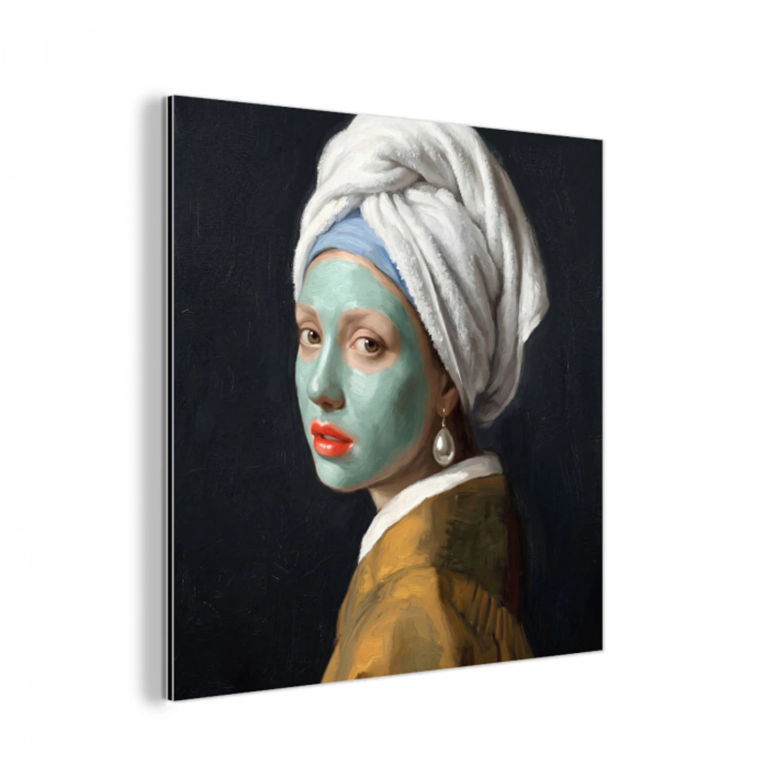 Iconisch - Modern - Kleurrijk aluminium wit klein -3d