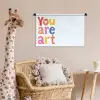 You are art - Kleurrijk - Grafisch Wandkleed katoen klein -wsfeer5_kind