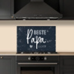Cadeau voor man - Quote - Vaderdag - Beste papa ooit - Spreuken keuken achterwand spatscherm klein -sfeer1
