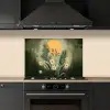 Bloemen - Bladeren - Zon - Groen keuken achterwand spatscherm klein -sfeer1
