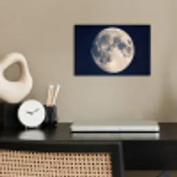 Ruimte - Maan - Kosmos poster papier klein -sfeer1