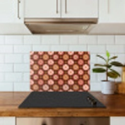 Geometrisch - Bloemen - Kleurrijk keuken achterwand spatscherm klein 900 -sfeer2