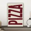 Pizza - Vintage - Decoratie - Japandi canvas 2cm klein -sfeer6