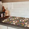 Floraal - Stilleven - Kleurrijk Inductie beschermer vinyl 3mm klein 276 -sfeer3