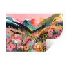 Rivier - Diepte - Bloemen Muursticker klein -3d