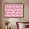 Golven - Patroon - Hartjes - Retro Textielframe zwart klein 947 -sfeer1