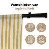 Strepen - Abstract - Yes you can - Rood Wandkleed katoen klein -sfeer2