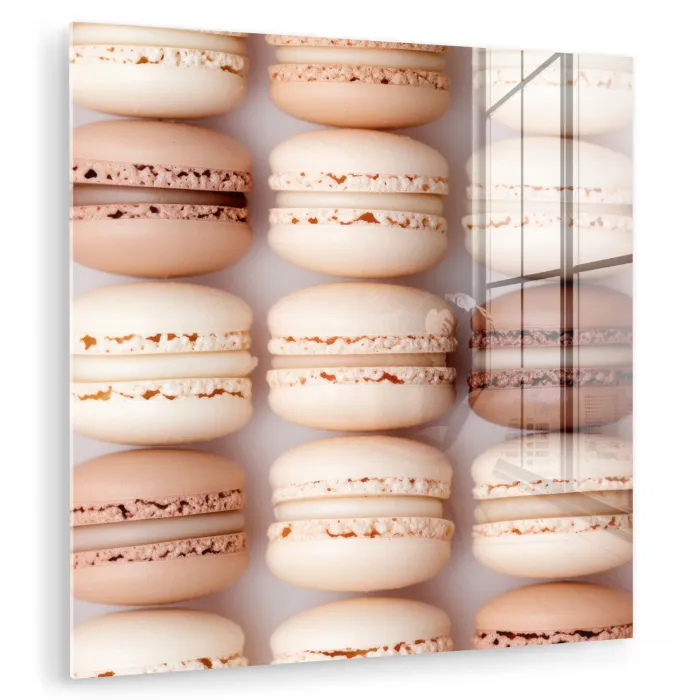 Macarons - Beige - Bruin plexiglas 5mm klein -zzzproduct_nieuw