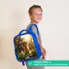 Hendrik herfstkatje Kinderrugzak - Blauw middel -sfeer3_NL