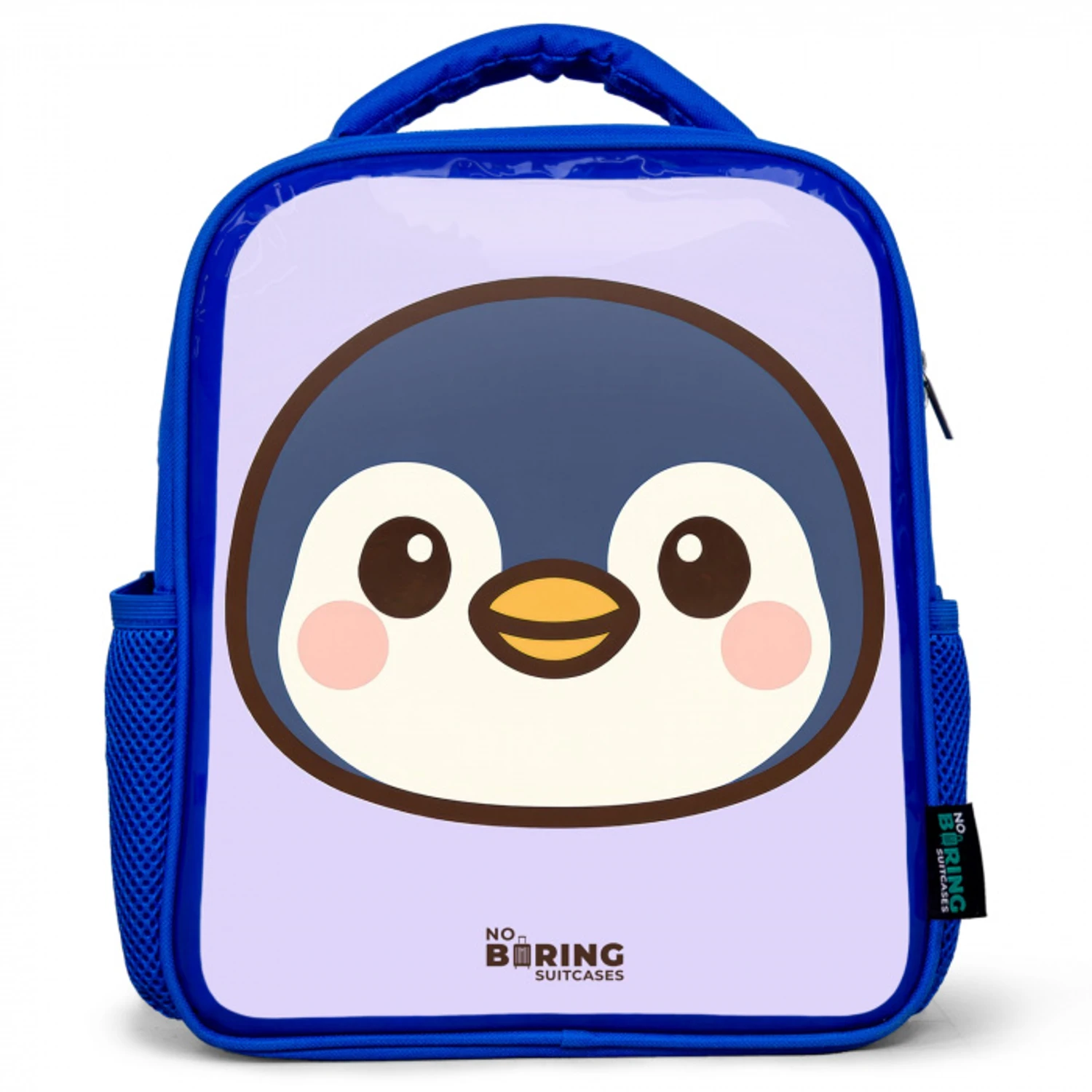 Pinguïn Kinderrugzak - Blauw middel -3d