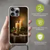 Kaarslicht - Kerst - Veelkleurig Hoesje iPhone 16 Pro Max met koord klein -sfeer2_NL