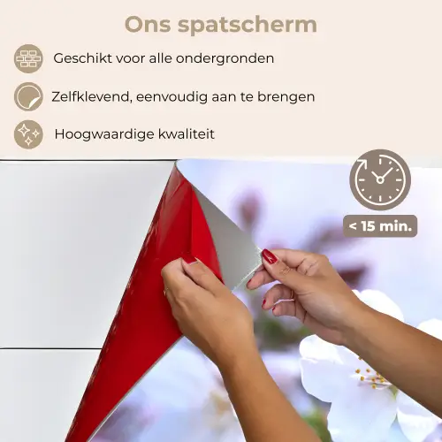 Bloemen - Sakura - Tak - Bloesem takken keuken achterwand spatscherm klein -spatscherm_NL