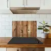 Hout - Planken - Bruin keuken achterwand spatscherm klein -sfeer2