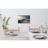 Zonsondergang - Strand - Duin - Gras - Bank Muursticker klein -eettafel