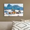 Landschap - Winter - Sneeuw canvas 2cm klein -sfeer3