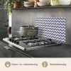 Oceaan - Golven - Blauw - Wit keuken achterwand spatscherm klein 900 -usp_NL